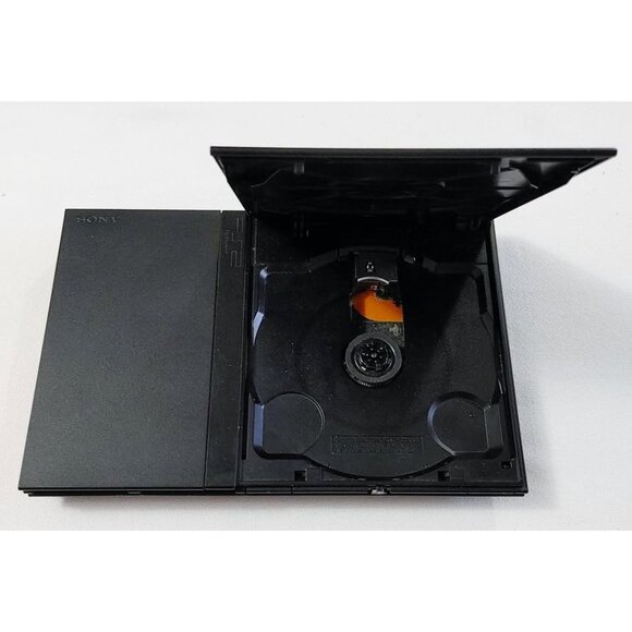 Black Sony Playstation 2 PS2 in Box w/Memory Card, Controller & Cords - Picture 6 of 8